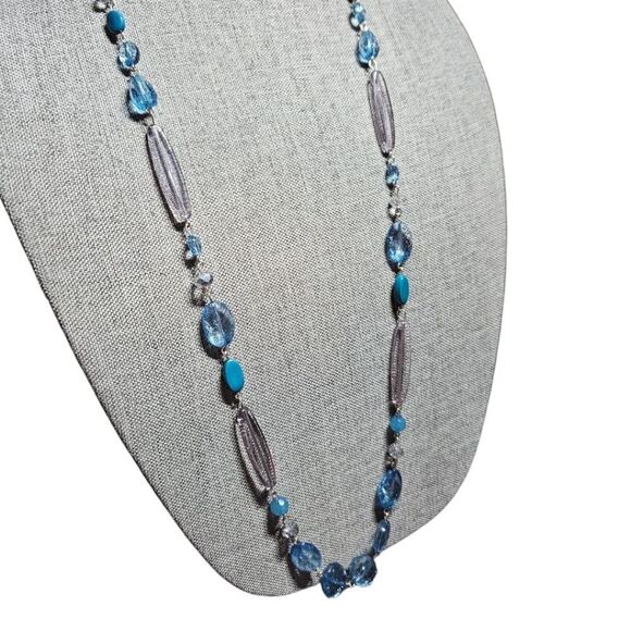 Azure Harmony Beaded Single-Strand Necklace (NWOT) - Picture 7 of 10